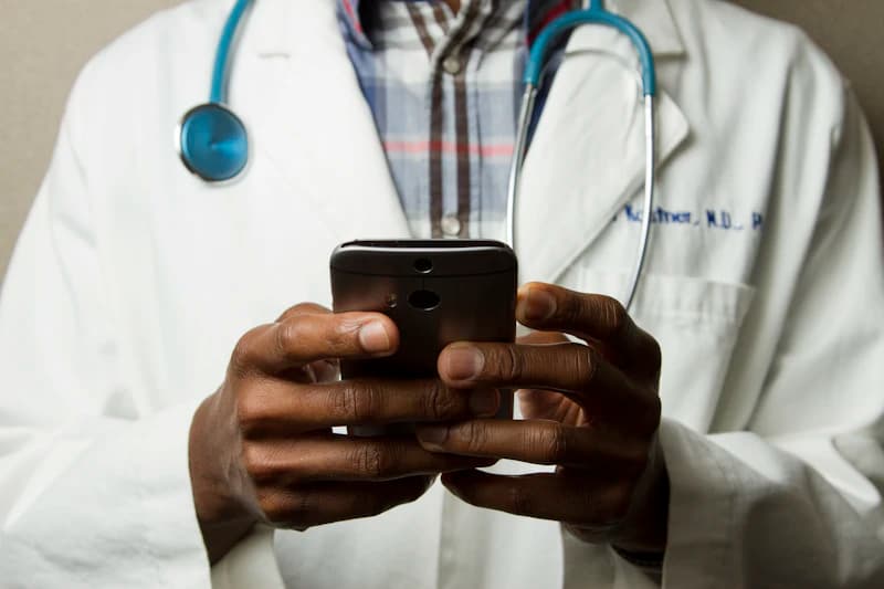 Healthcare patient portal dashboard interface